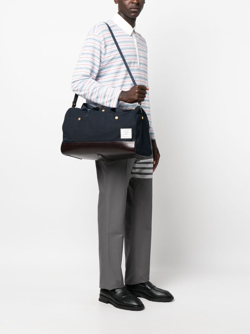 Blue Logo-appliquÃ_x0083_Â© Canvas Holdall