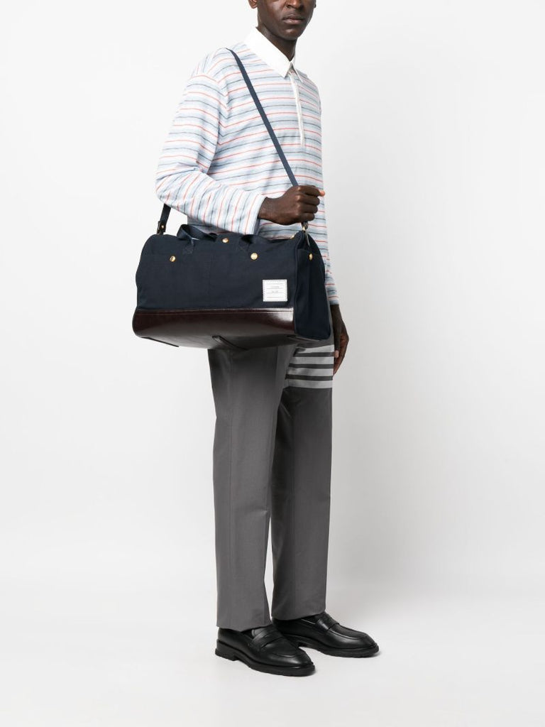 Blue Logo-appliquÃ_x0083_Â© Canvas Holdall
