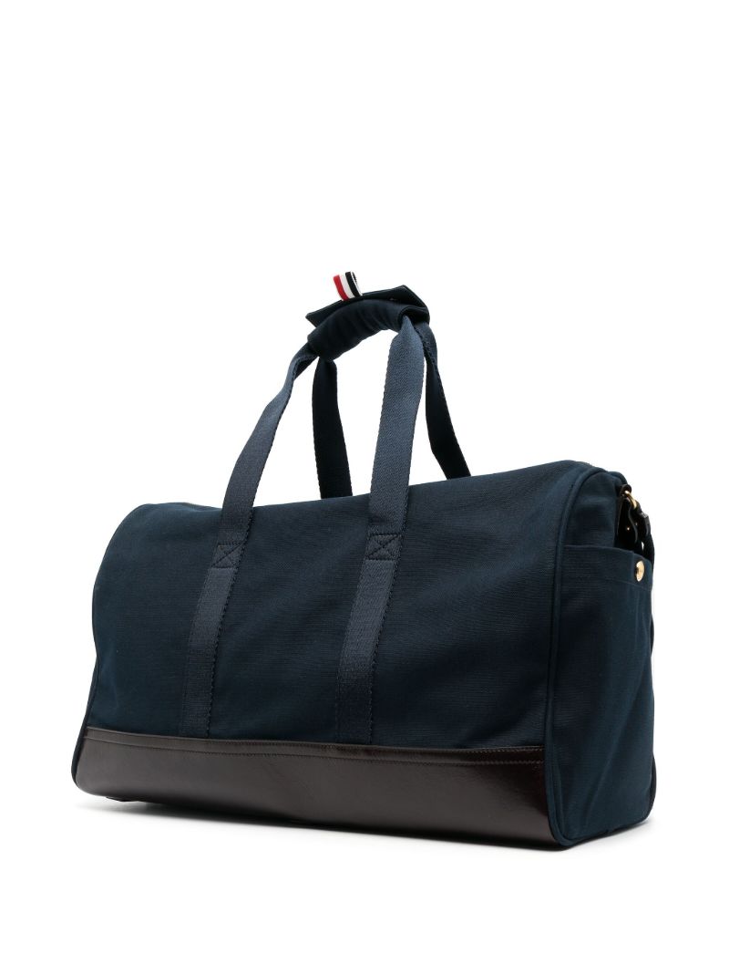 Blue Logo-appliquÃ_x0083_Â© Canvas Holdall