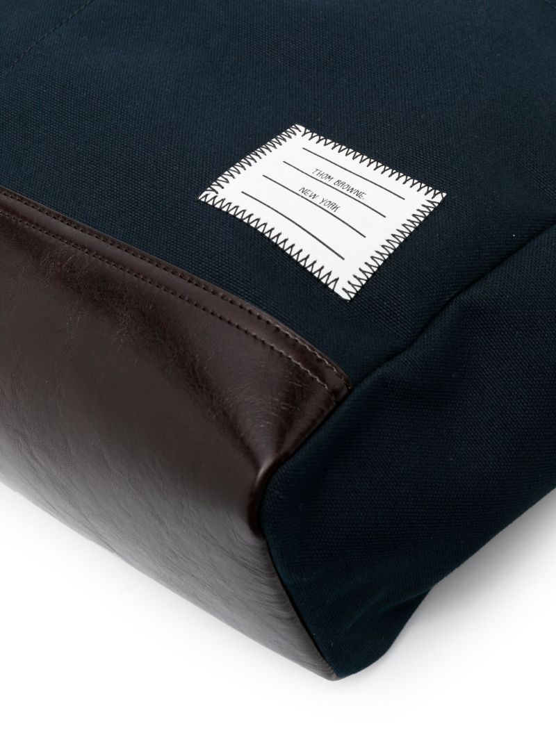 Blue Logo-appliquÃ_x0083_Â© Canvas Tote Bag