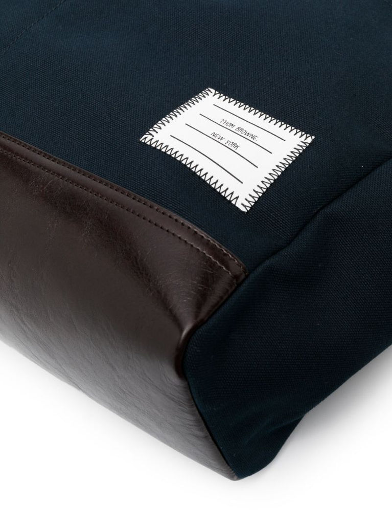 Blue Logo-appliquÃ_x0083_Â© Canvas Tote Bag