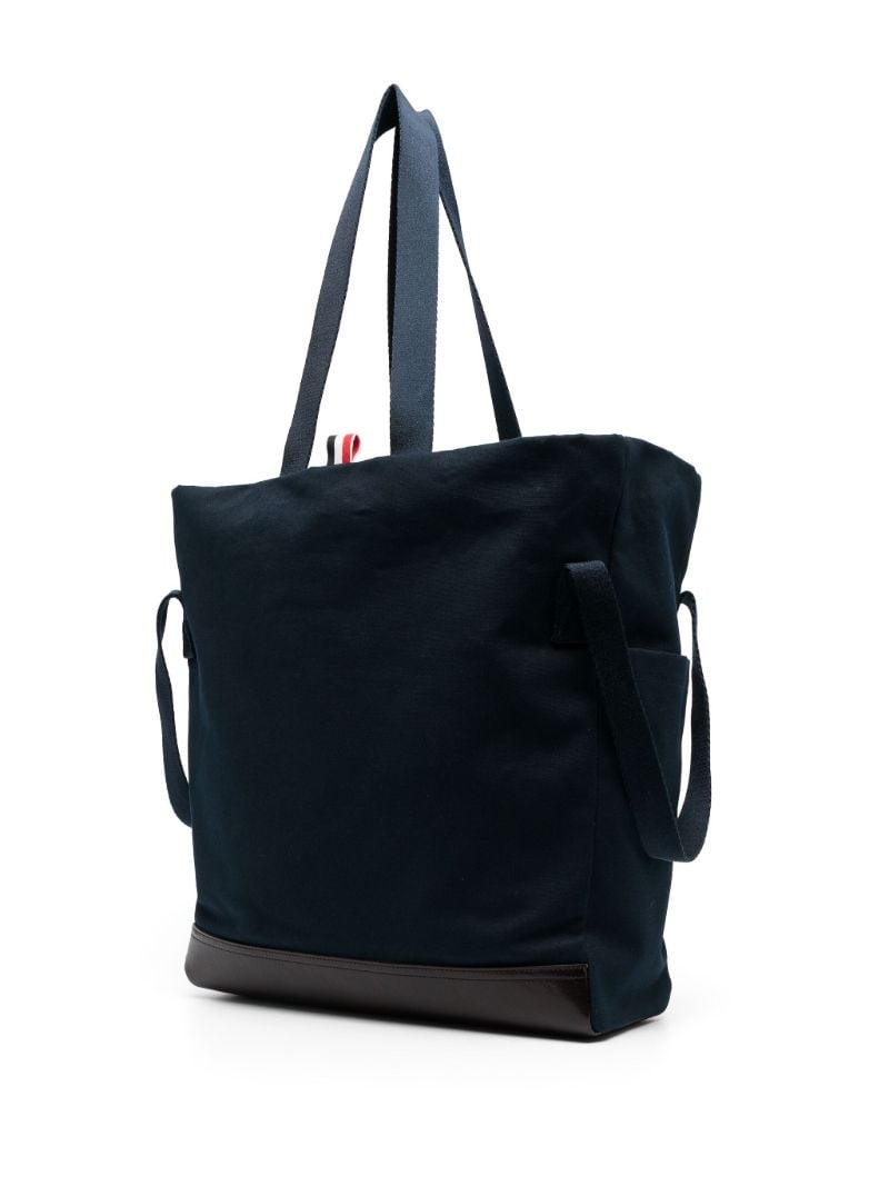 Blue Logo-appliquÃ_x0083_Â© Canvas Tote Bag