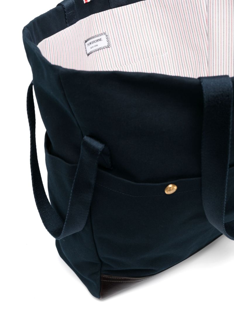 Blue Logo-appliquÃ_x0083_Â© Canvas Tote Bag