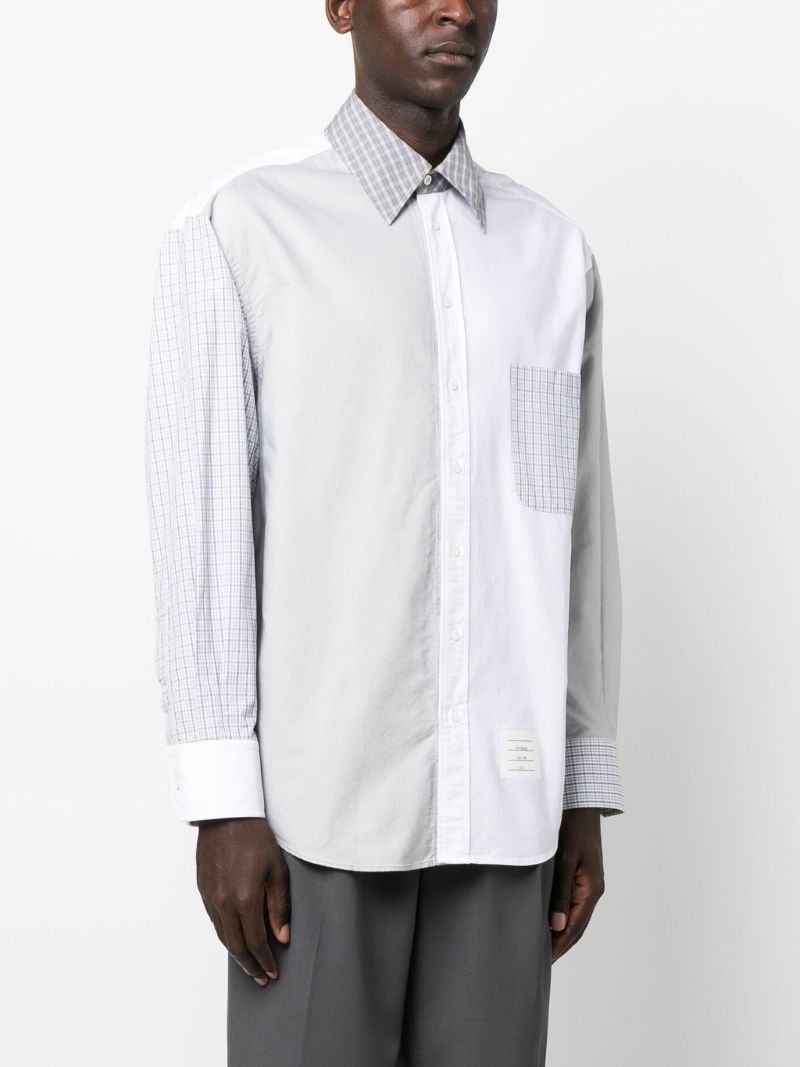 White Fun Mix Cotton Shirt