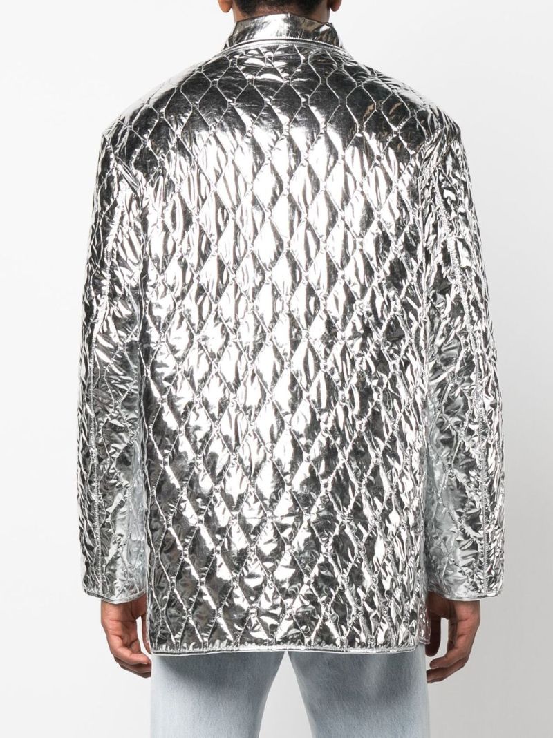 Silver Quilted Hunter Jacket