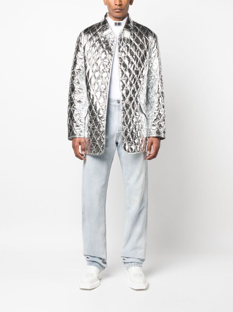 Silver Quilted Hunter Jacket