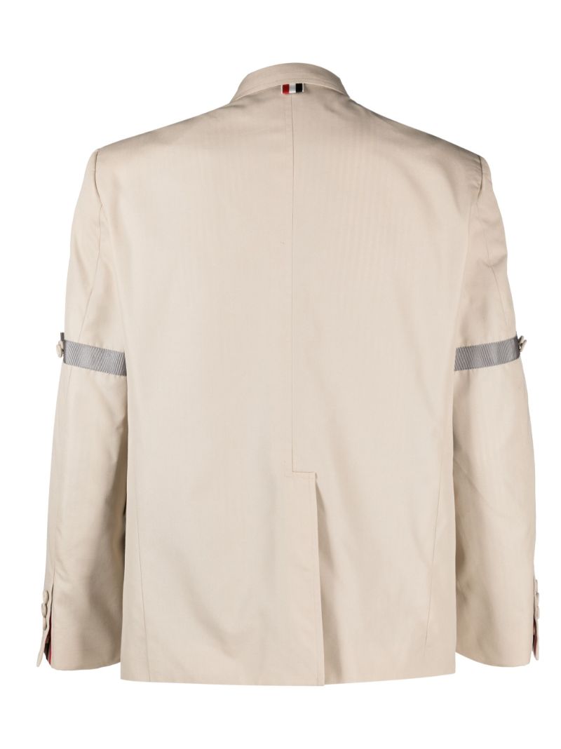 Neutral Single-breasted Blazer