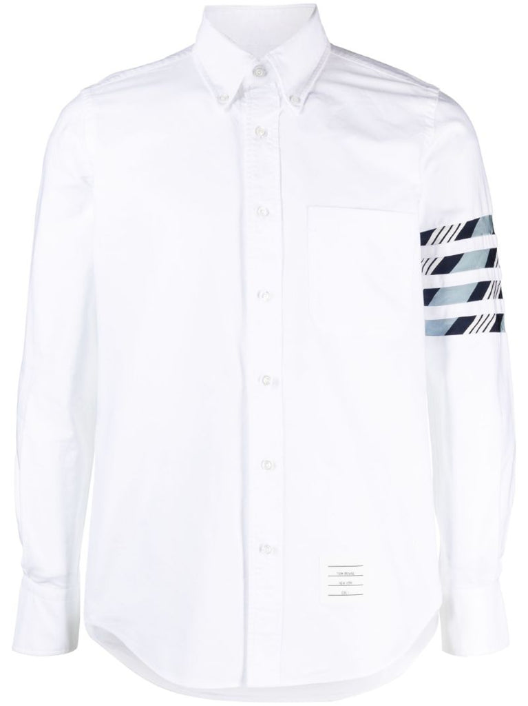 Grey Funmix Checked Cotton Shirt