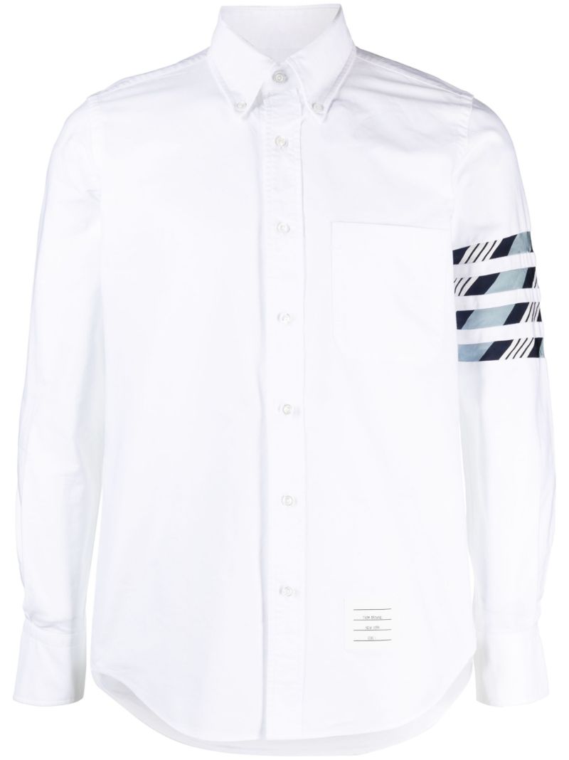 Grey Funmix Checked Cotton Shirt