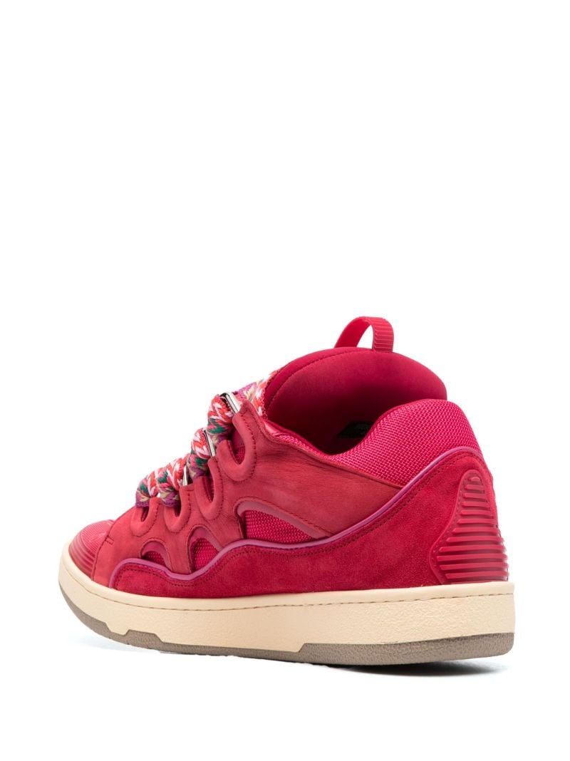 Red Curb Low-top Sneakers
