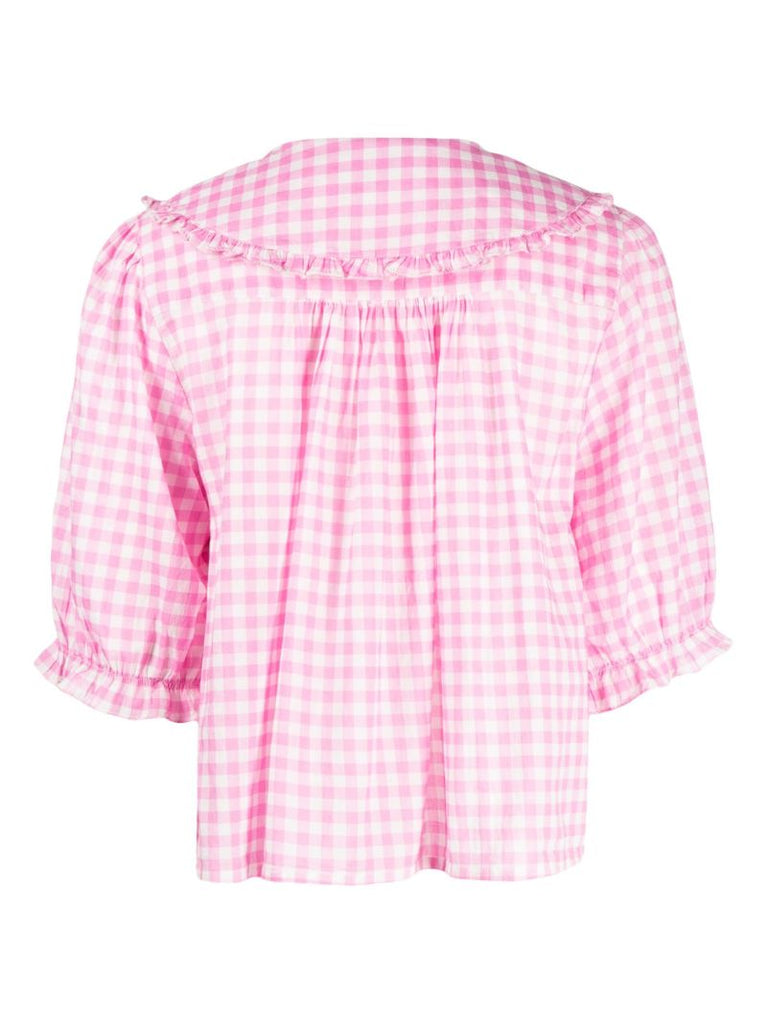 Pink Alva Gingham Cotton Pyjamas