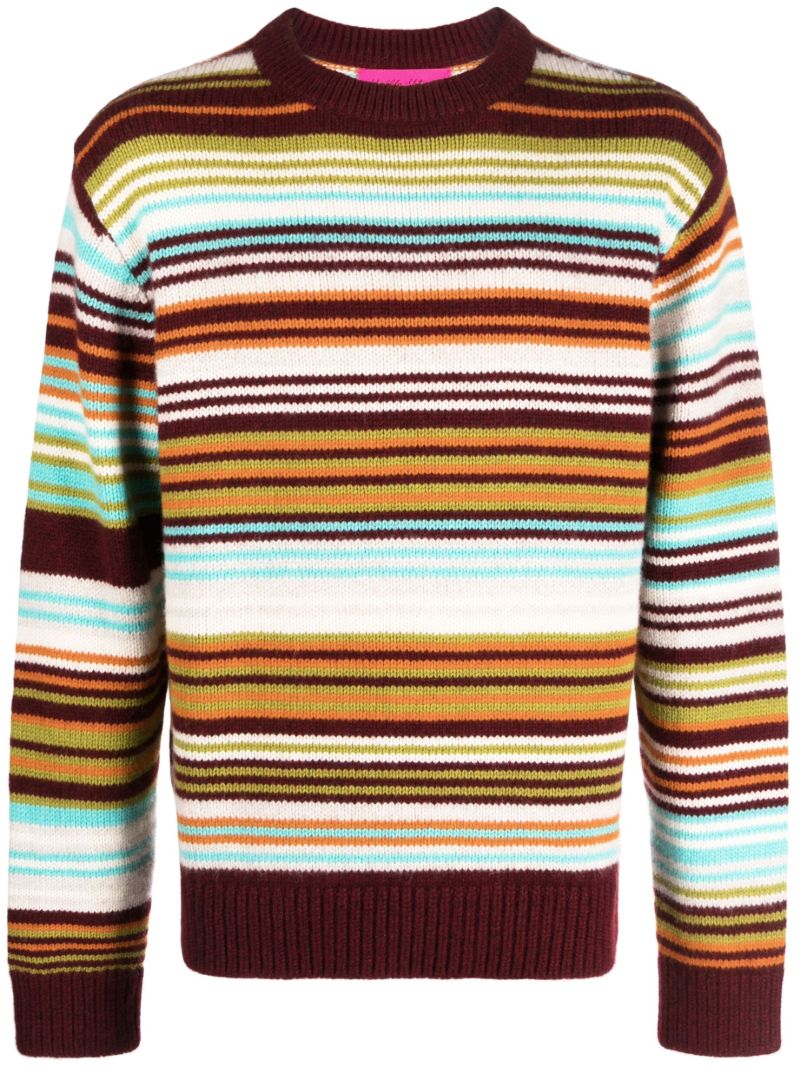 Multicolour Tes Vista Striped Cashmere Sweater