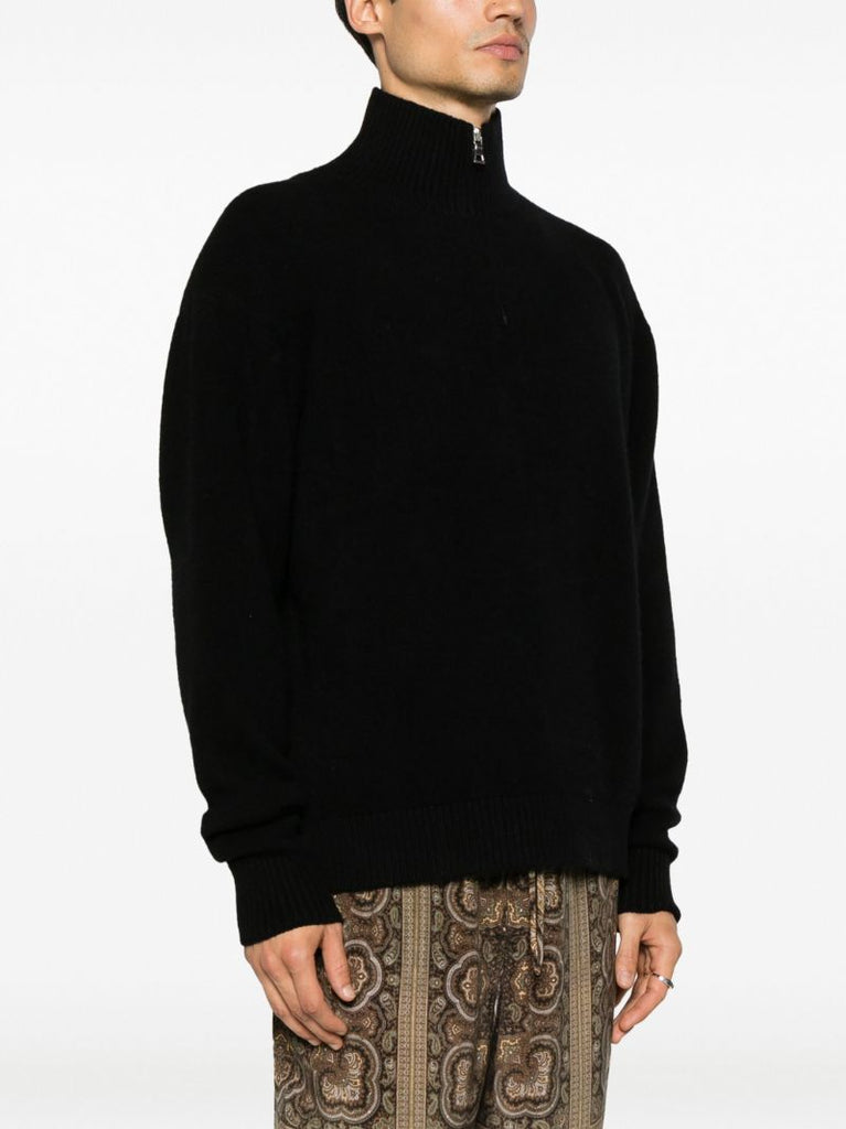 Black Tes Relaxed Cashmere Sweater