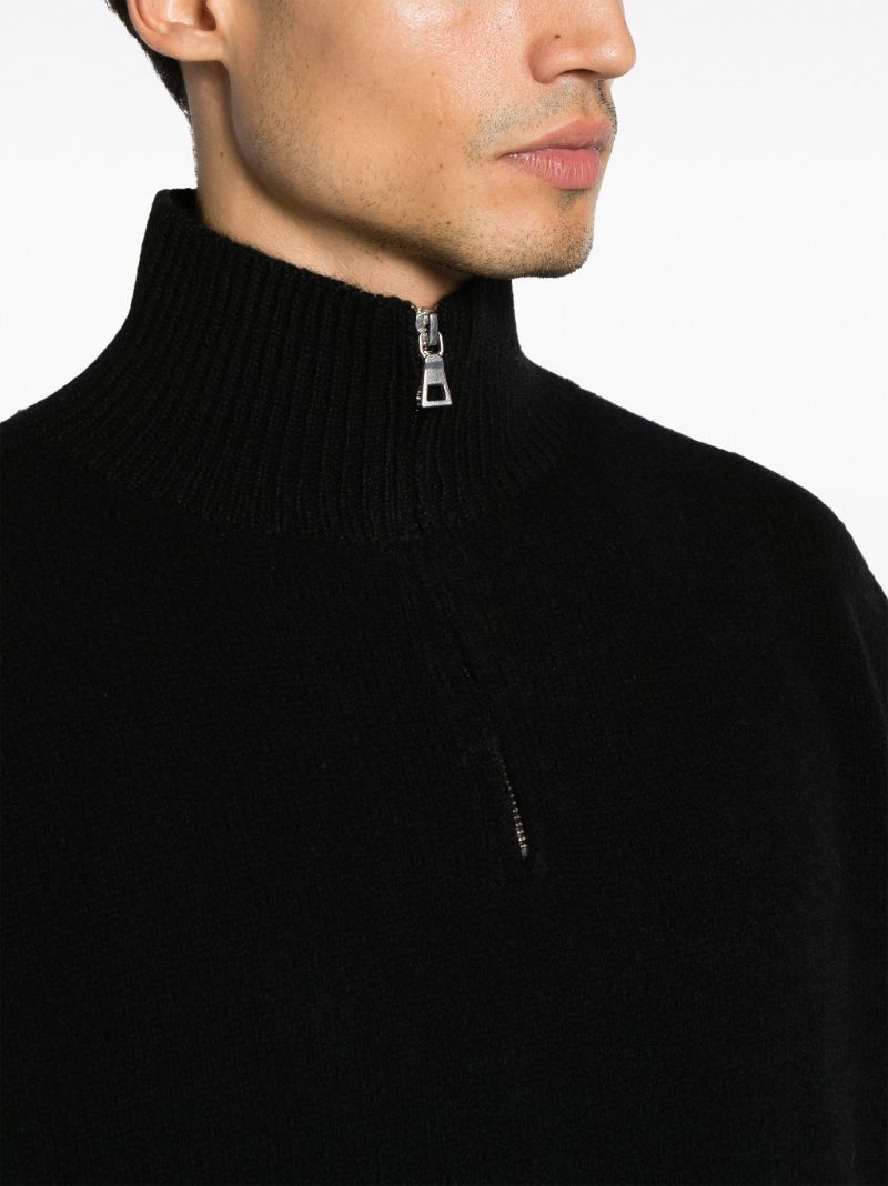 Black Tes Relaxed Cashmere Sweater
