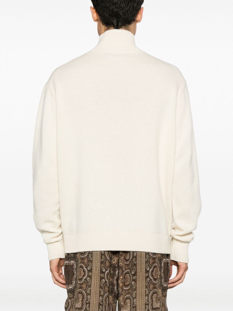 Neutral Tes Cashmere Sweater