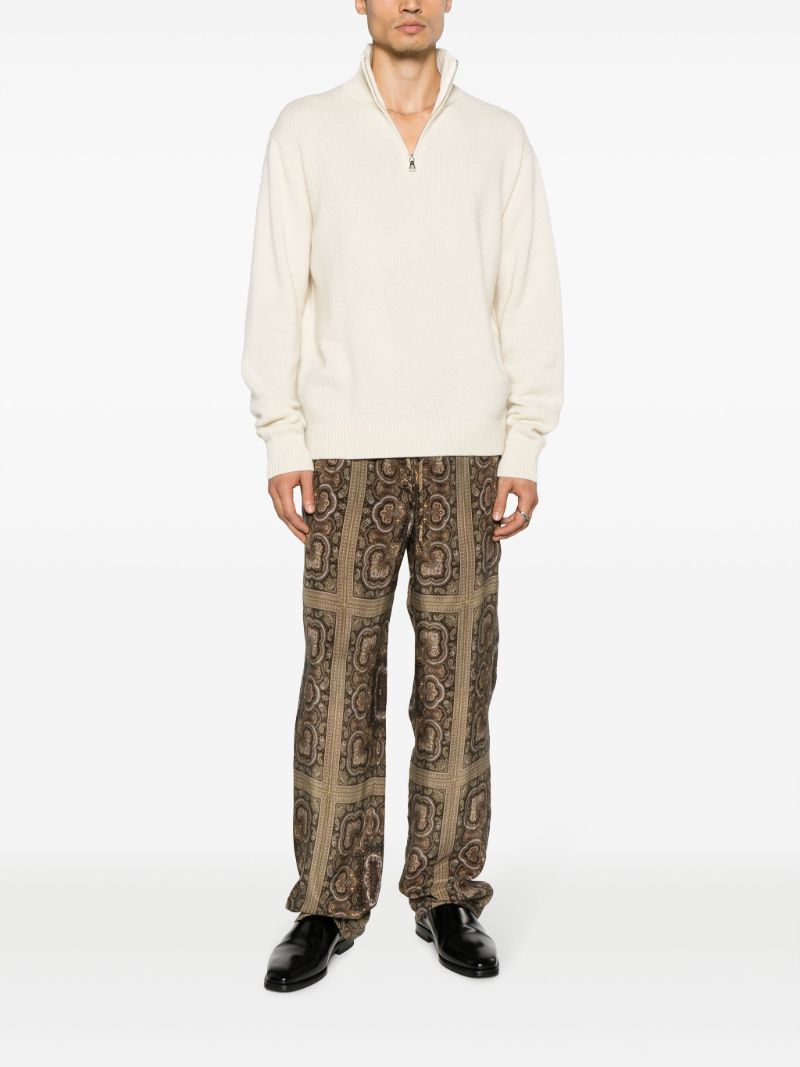 Neutral Tes Cashmere Sweater
