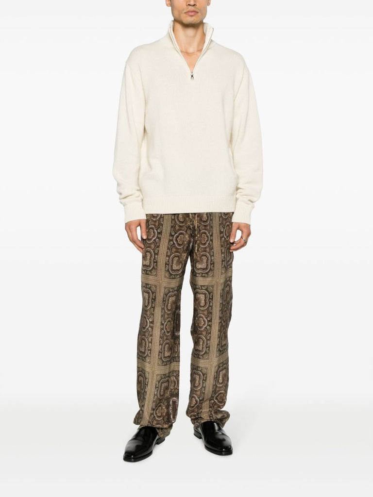 Neutral Tes Cashmere Sweater