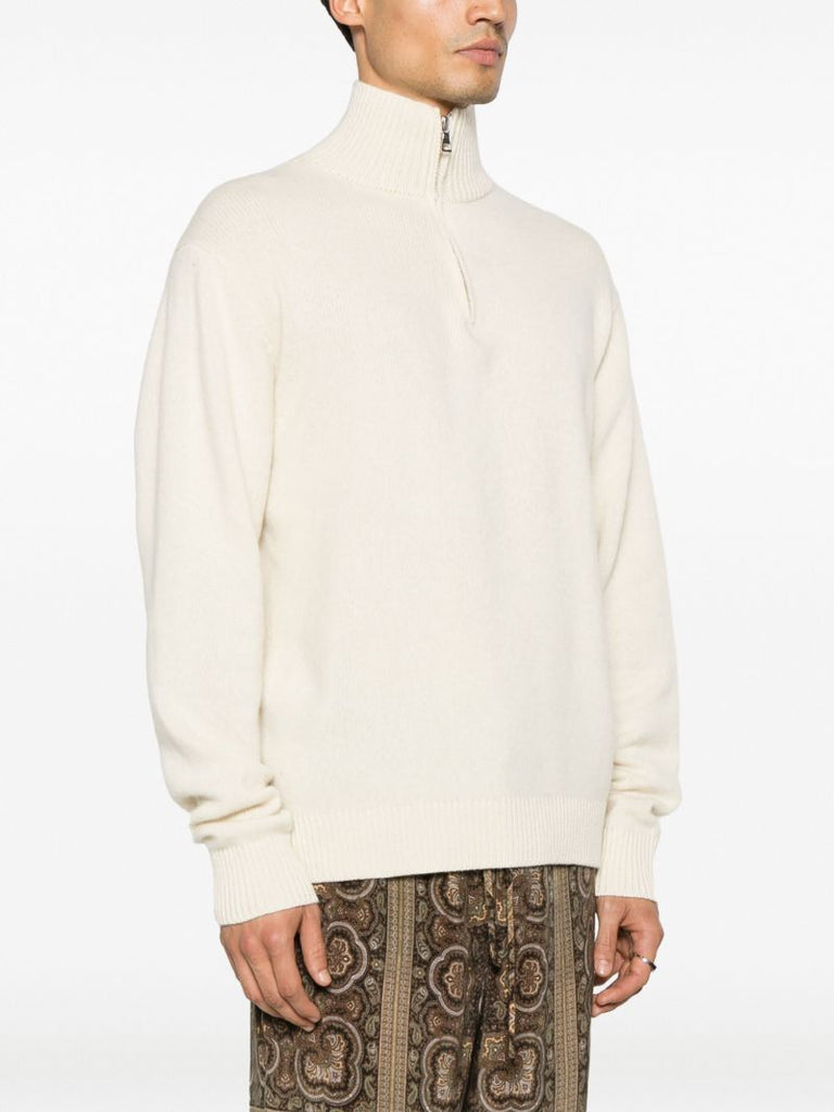 Neutral Tes Cashmere Sweater