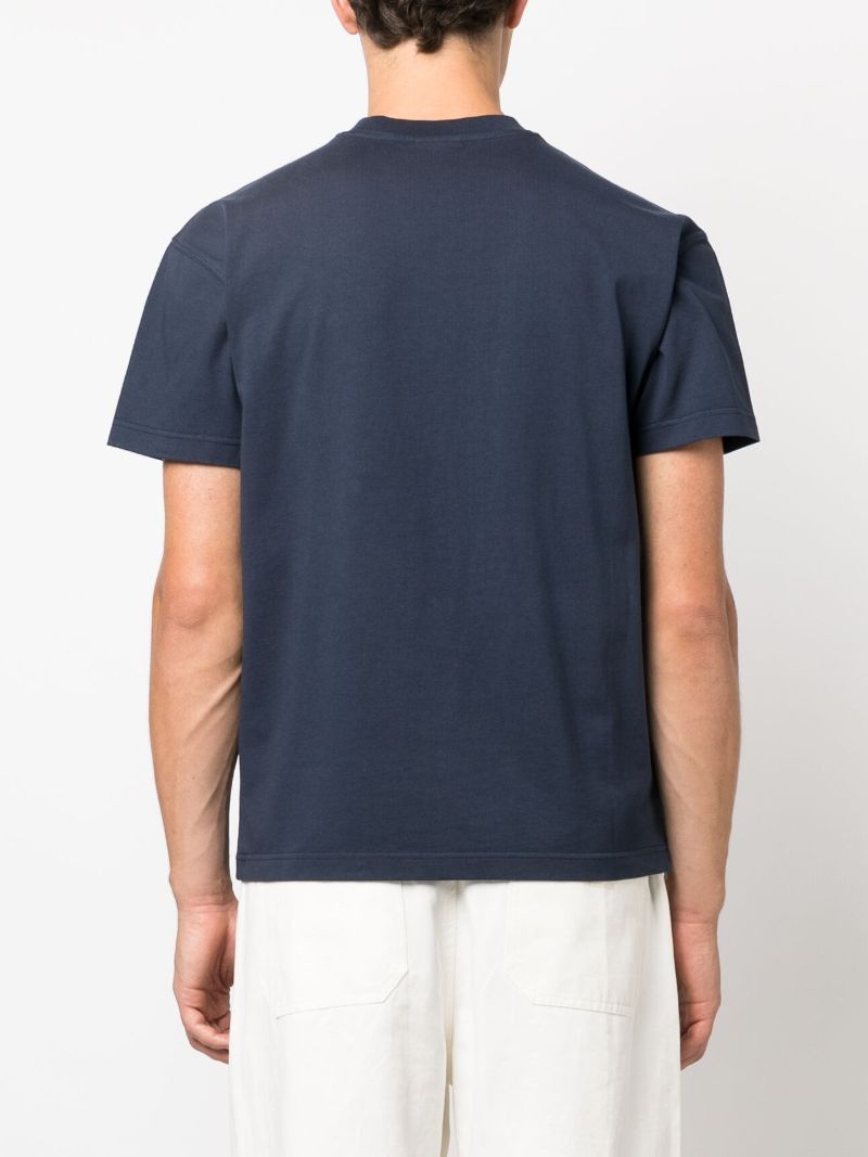 Blue Le T-shirt Noeud Cotton T-shirt