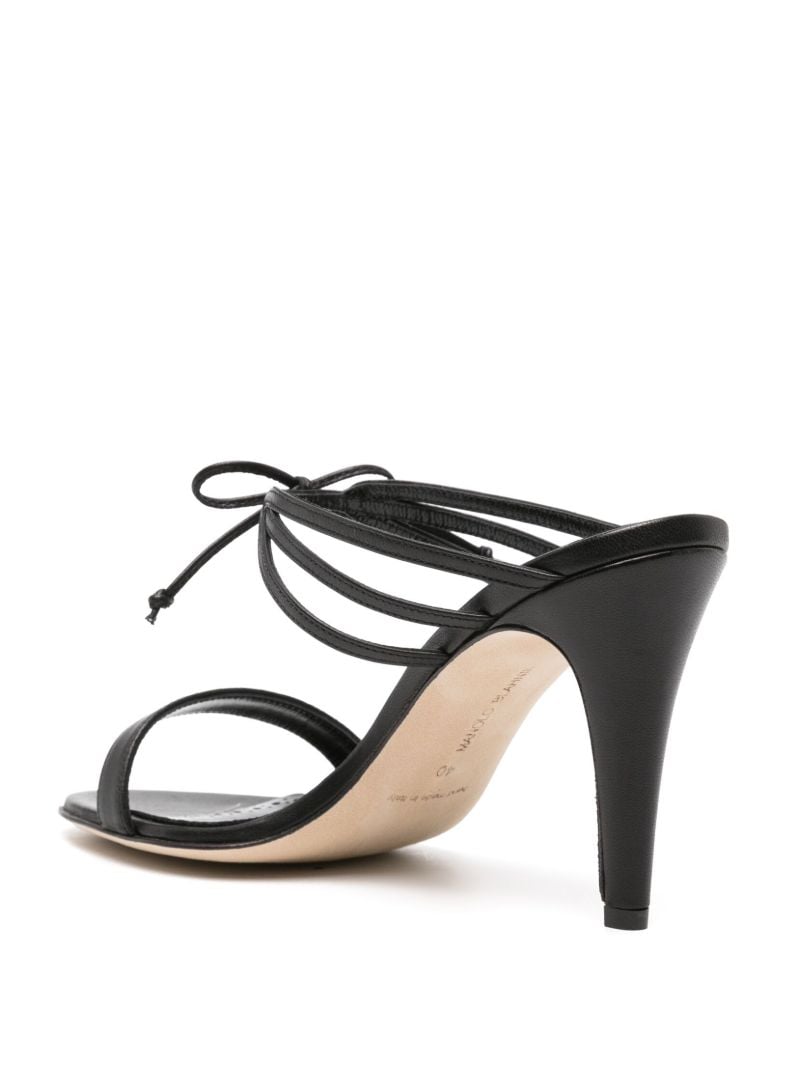 Black Bomasan 90 Leather Sandals