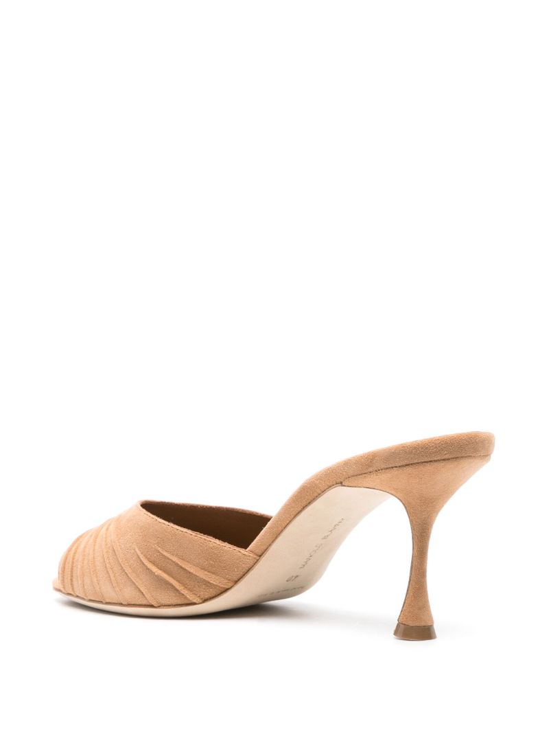 Neutral Pirua 70 Suede Mules