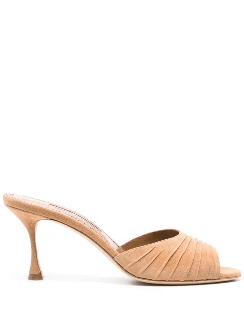 Neutral Pirua 70 Suede Mules