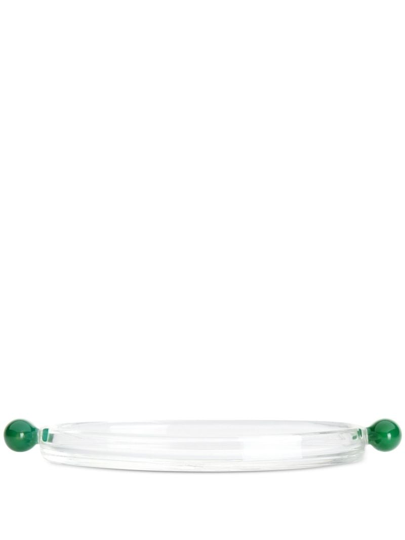 Clear Olive Plate