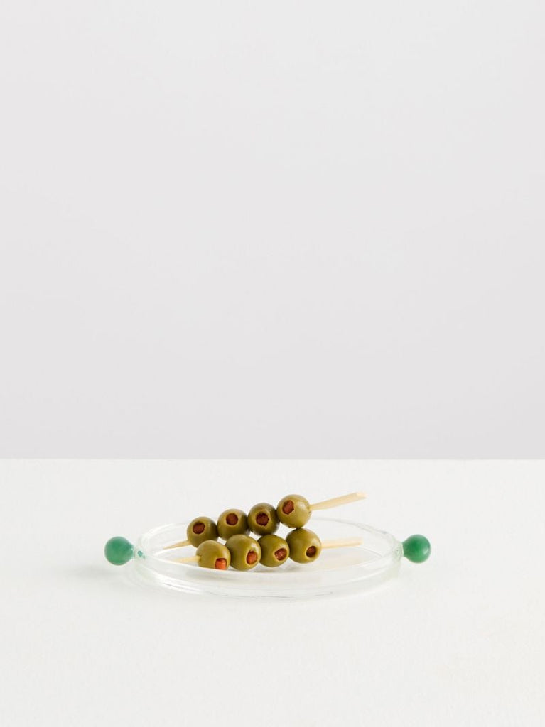 Clear Olive Plate