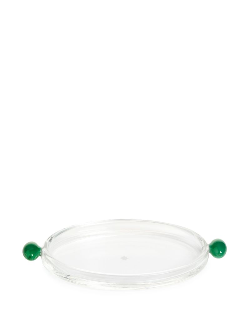 Clear Olive Plate