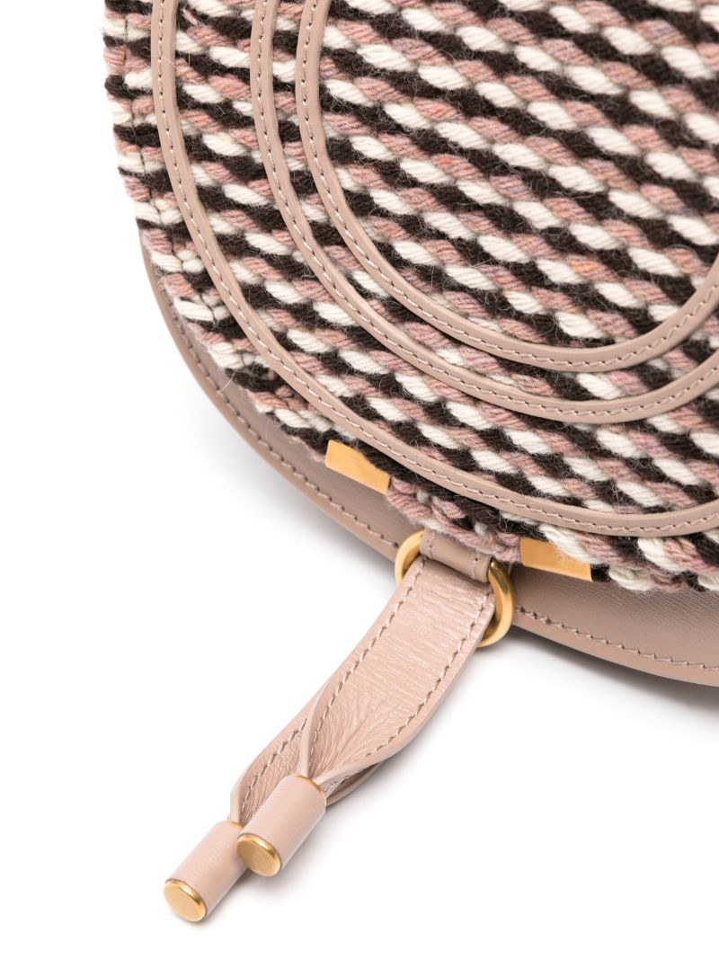 Neutral Marcie Wool Cross Body Bag