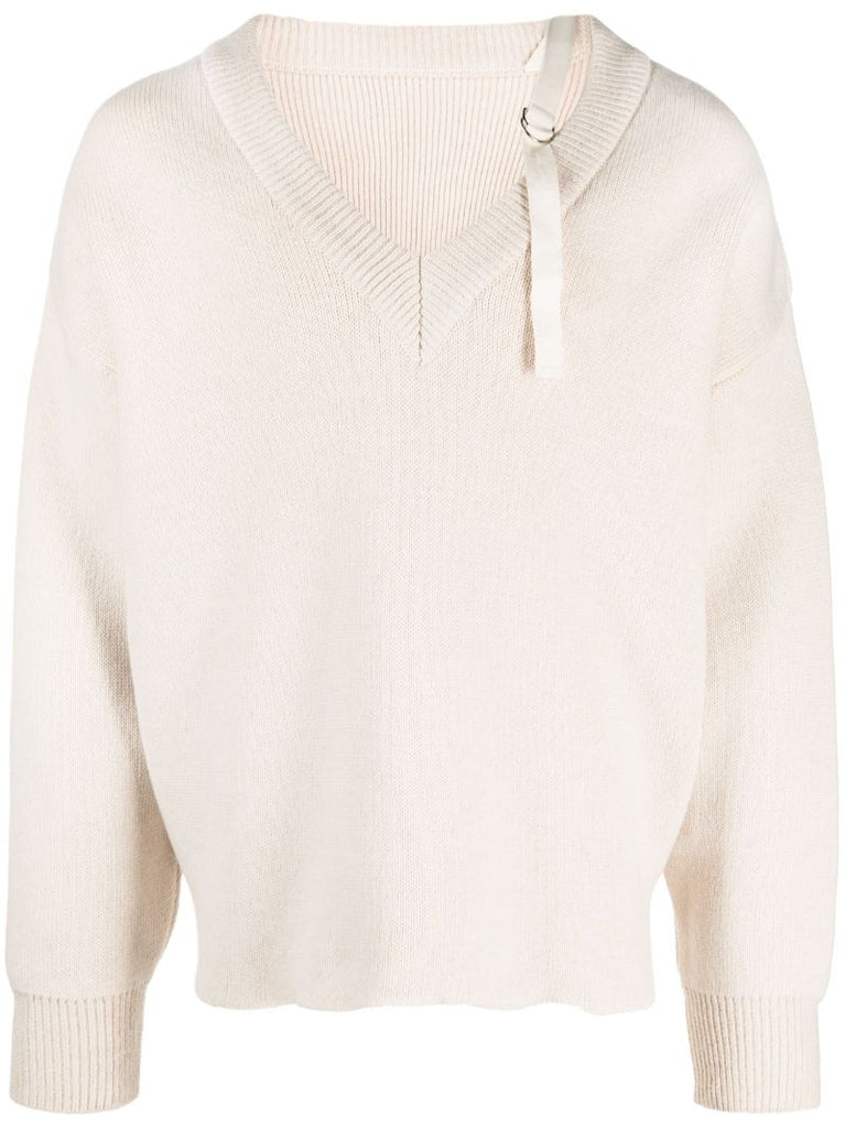 Neutral La Maille Sargas Sweater