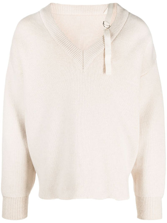 Neutral La Maille Sargas Sweater