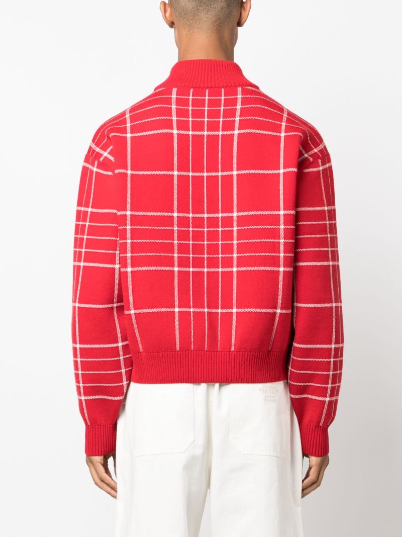 Red La Maille Carro Sweater