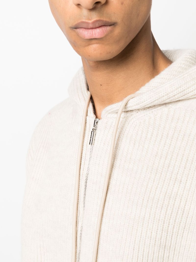 Neutral La Maille Seville Wool Hoodie
