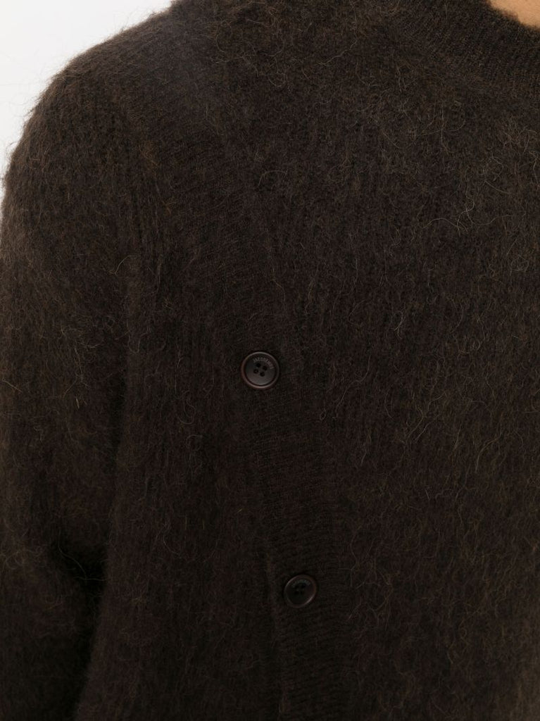 Brown Le Cardigan Pau Asymmetric Cardigan