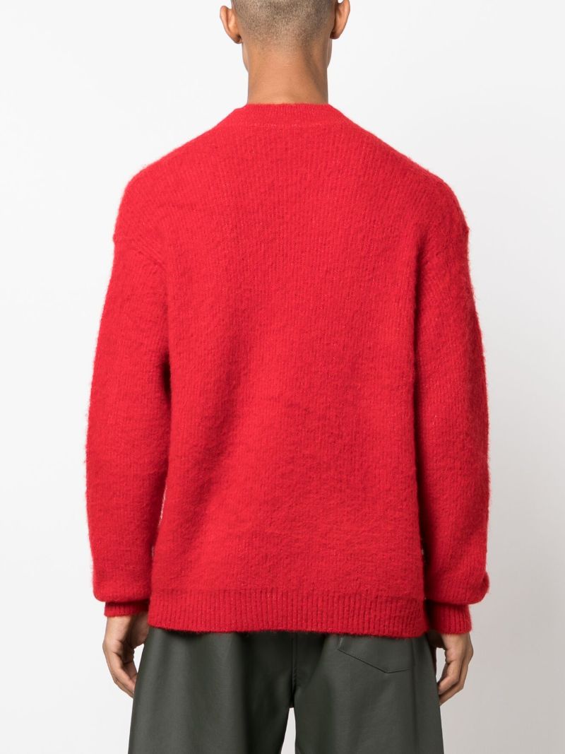 Red Pau Knitted Cardigan