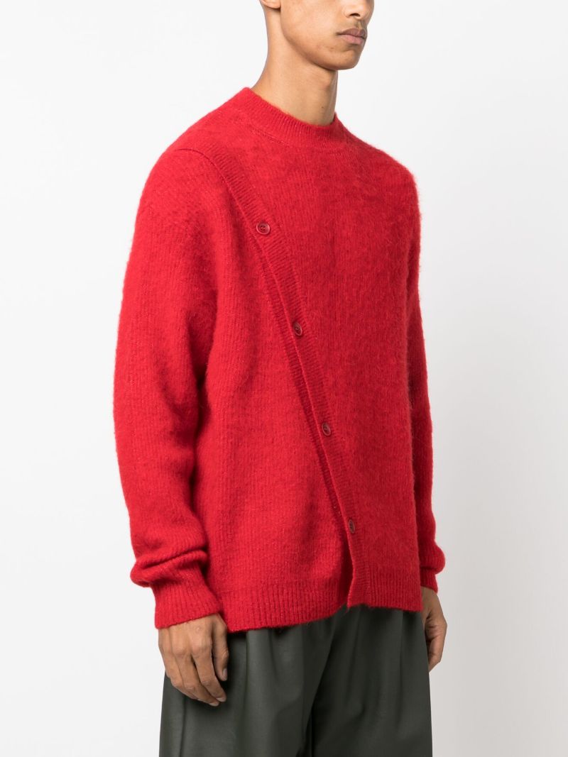 Red Pau Knitted Cardigan