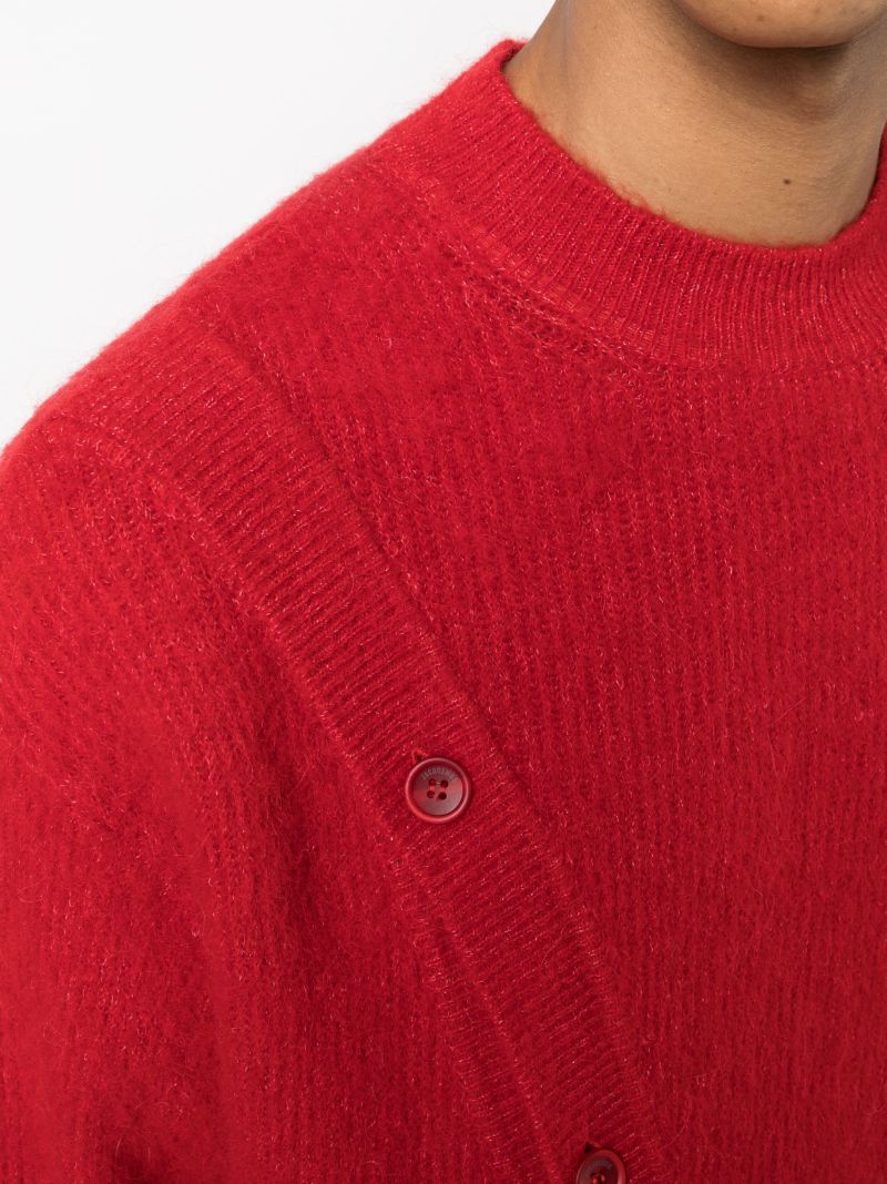 Red Pau Knitted Cardigan
