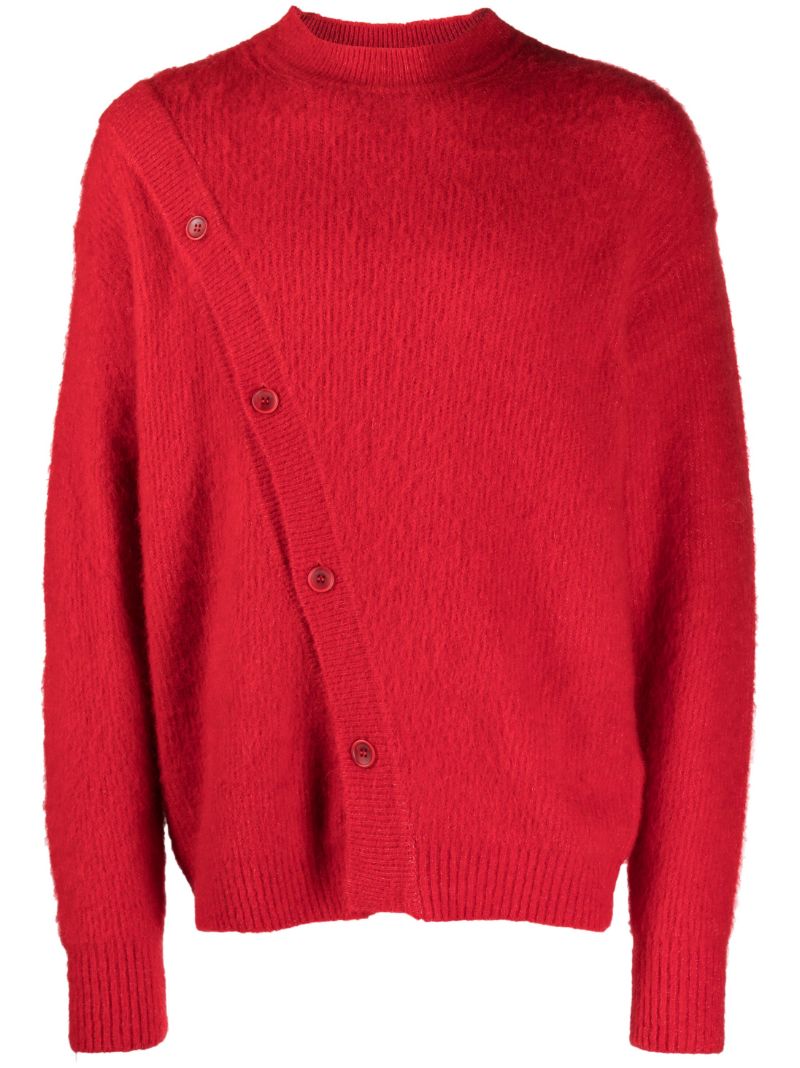Red Pau Knitted Cardigan