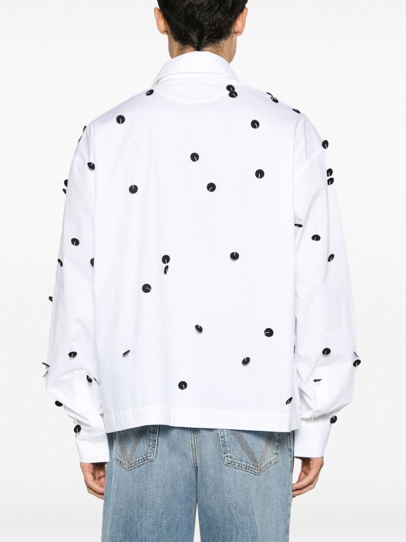 White La Chemise Papier BrodÃ_x0083_Â©e Shirt
