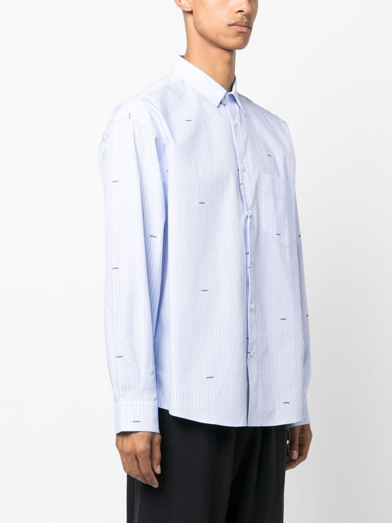 Brown La Chemise Simon Striped Shirt