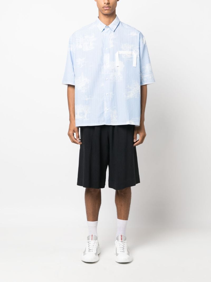 Blue La Chemise Cabri Printed Shirt