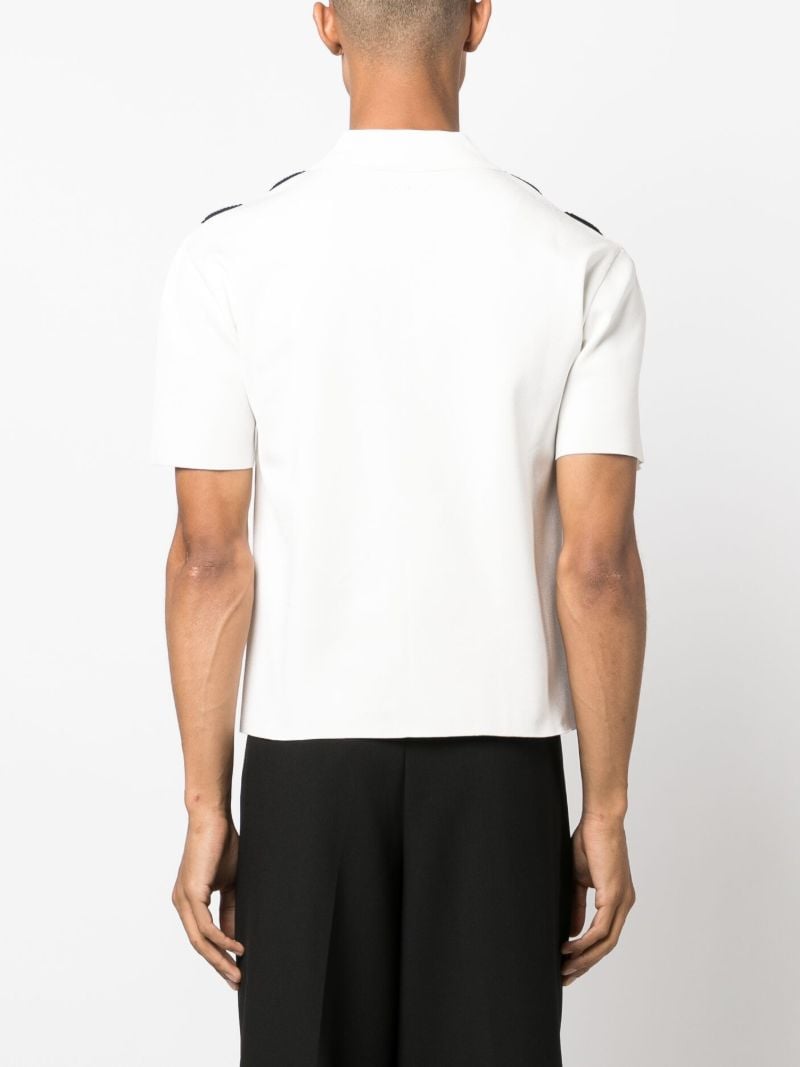 White Le Polo Maille Ola Polo Shirt