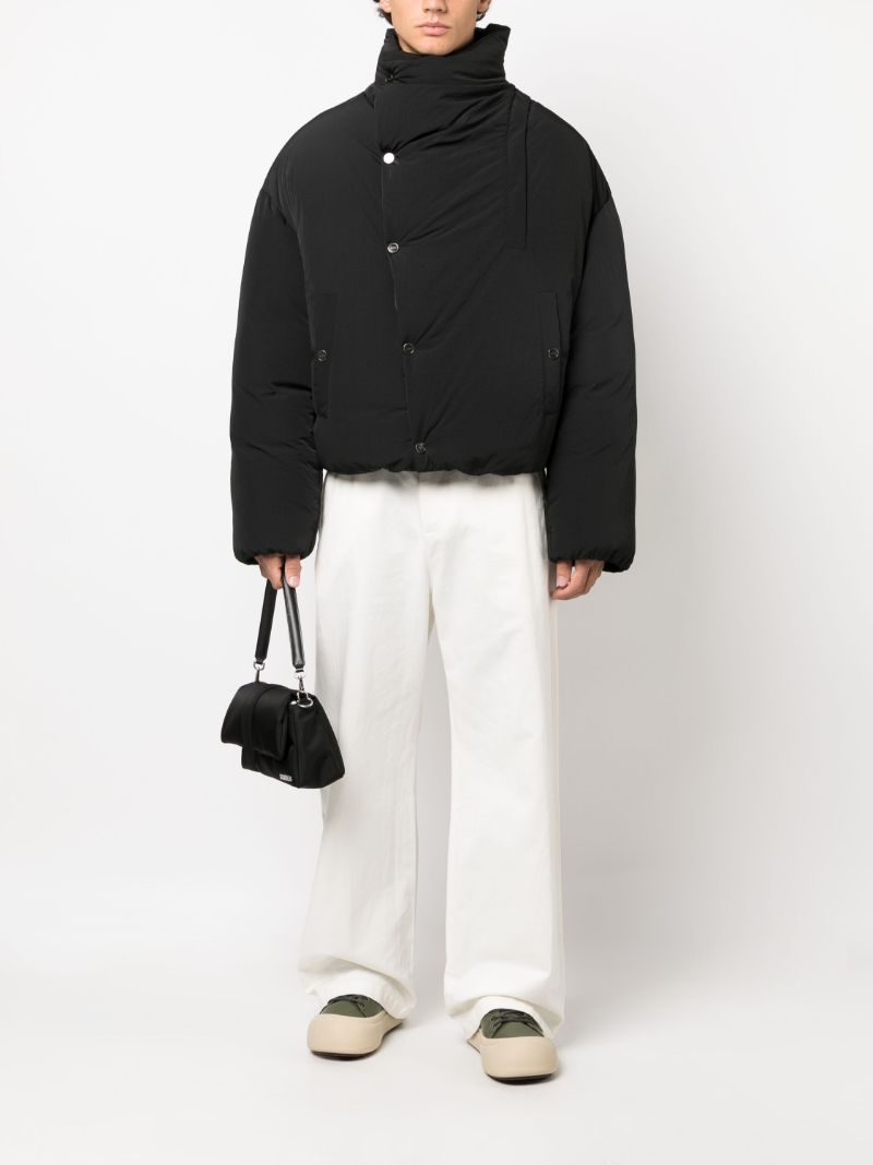 Black La Doudoune Cocon Puffer Jacket