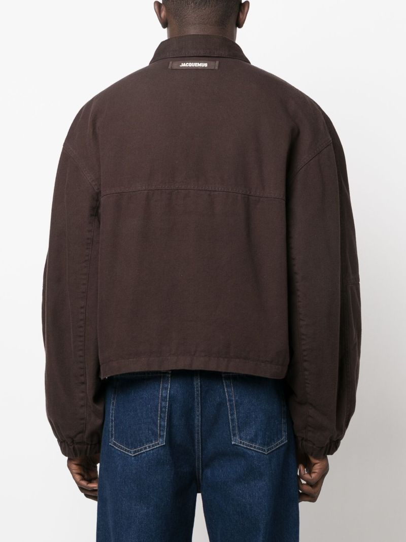 Brown Le Blouson Trivela Bomber Jacket