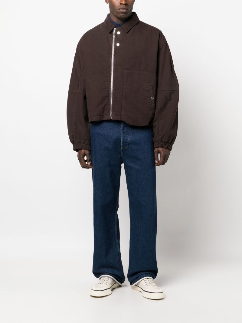 Brown Le Blouson Trivela Bomber Jacket