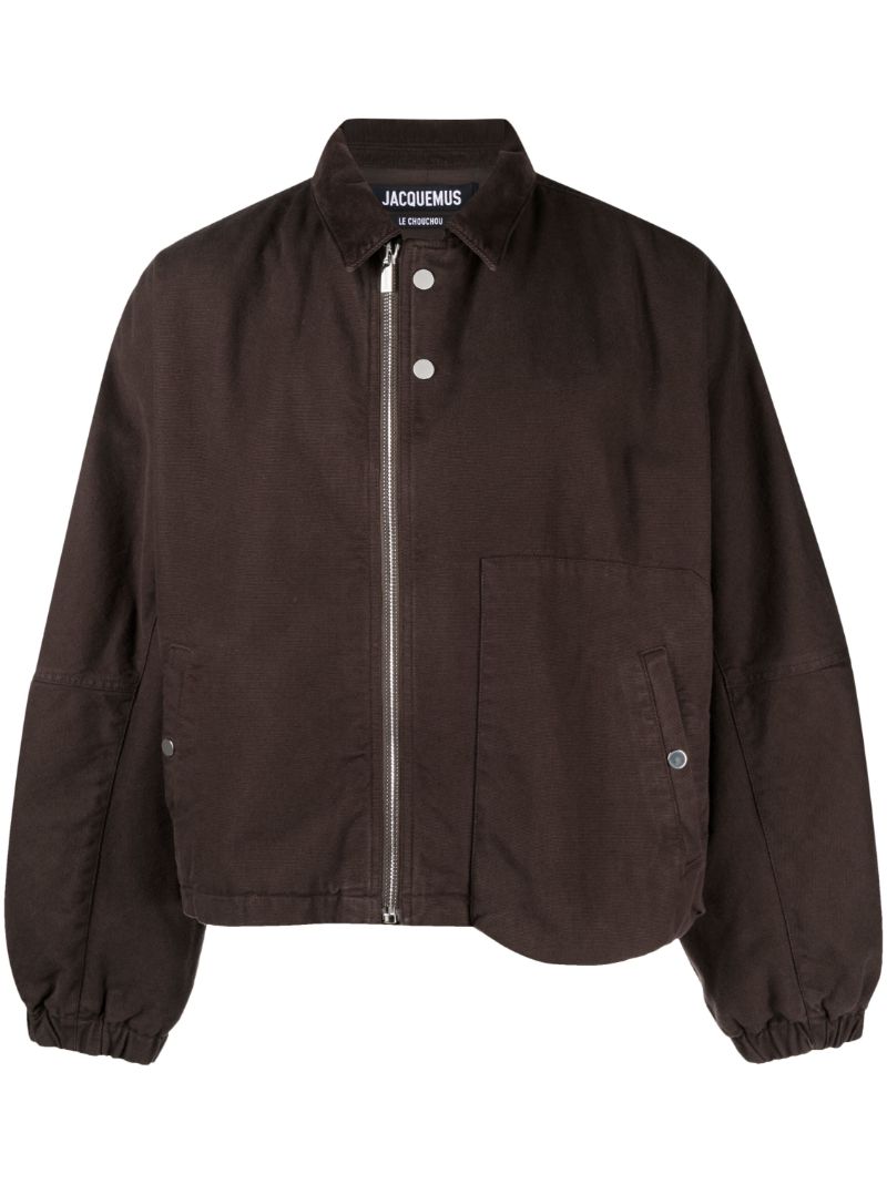 Brown Le Blouson Trivela Bomber Jacket