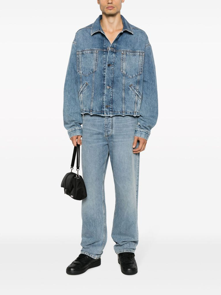 Blue La Veste De NÃ_x0083_Â®mes Criollo Denim Jacket