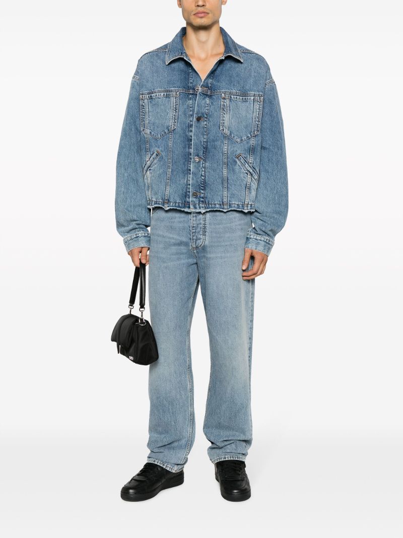 Blue La Veste De NÃ_x0083_Â®mes Criollo Denim Jacket
