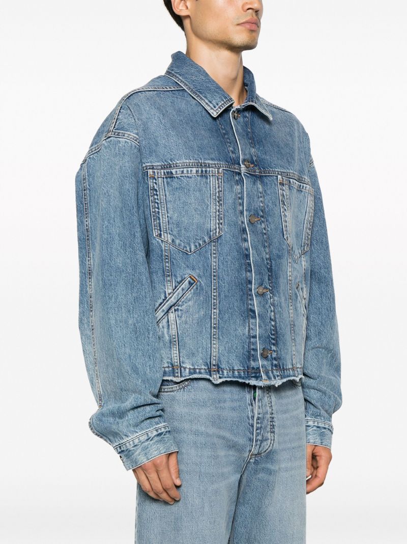 Blue La Veste De NÃ_x0083_Â®mes Criollo Denim Jacket